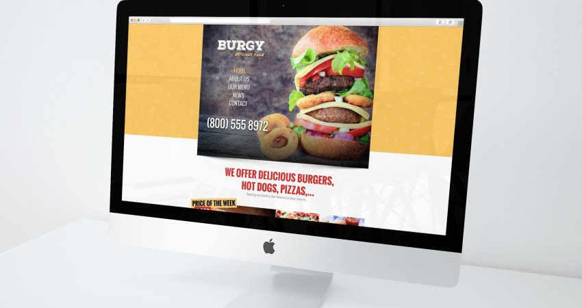 Burgy Fast Food HTML Theme