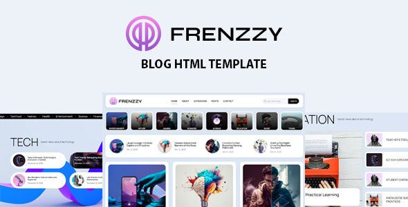 Frenzzy - Webflow News/Magazine Template