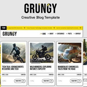 Grungy - Blog HTML Template